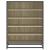 Pantofar, stejar sonoma, 75x38x97,5 cm, lemn prelucrat/metal GartenMobel Dekor
