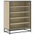 Pantofar, stejar sonoma, 75x38x97,5 cm, lemn prelucrat/metal GartenMobel Dekor