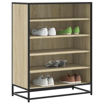 Pantofar, stejar sonoma, 75x38x97,5 cm, lemn prelucrat/metal GartenMobel Dekor