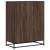Pantofar, stejar maro, 75x38x97,5 cm, lemn prelucrat/metal GartenMobel Dekor