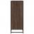 Pantofar, stejar maro, 75x38x97,5 cm, lemn prelucrat/metal GartenMobel Dekor