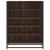 Pantofar, stejar maro, 75x38x97,5 cm, lemn prelucrat/metal GartenMobel Dekor