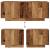Noptiera din lemn vechi 100x35x40 cm lemn prelucrat GartenMobel Dekor