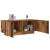 Noptiera din lemn vechi 100x35x40 cm lemn prelucrat GartenMobel Dekor