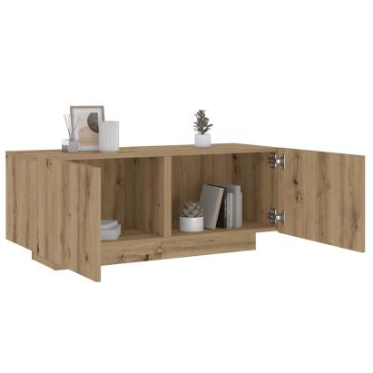 Noptieră, stejar artizanal, 100x35x40 cm, lemn prelucrat GartenMobel Dekor