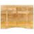 Blat birou cu decupaj curbat 110x80x2,5cm lemn masiv mango brut GartenMobel Dekor