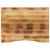 Blat birou cu decupaj curbat 110x80x2,5cm lemn masiv mango brut GartenMobel Dekor