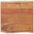 Blat masă pătrat, 60x60x2,5 cm lemn masiv acacia contur natural GartenMobel Dekor