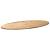 Blat de masă 120x60x2 cm lemn masiv de stejar oval GartenMobel Dekor
