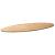 Blat de masă 140x60x2 cm lemn masiv de stejar oval GartenMobel Dekor