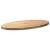 Blat de masă 100x50x4 cm lemn masiv de stejar oval GartenMobel Dekor