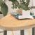 Blat de masă 100x50x4 cm lemn masiv de stejar oval GartenMobel Dekor