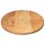Blat de masă maro deschis 100x50x2 cm lemn masiv de stejar oval GartenMobel Dekor
