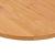 Blat de masă maro deschis 100x50x2 cm lemn masiv de stejar oval GartenMobel Dekor