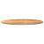 Blat de masă maro deschis 100x50x2 cm lemn masiv de stejar oval GartenMobel Dekor