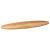 Blat de masă maro deschis 140x60x2 cm lemn masiv de stejar oval GartenMobel Dekor
