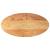 Blat de masă maro deschis 100x50x4 cm lemn masiv de stejar oval GartenMobel Dekor