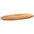 Blat de masă maro deschis 120x60x4 cm lemn masiv de stejar oval GartenMobel Dekor