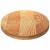 Blat de masă maro deschis 120x60x4 cm lemn masiv de stejar oval GartenMobel Dekor