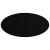 Blat de masă maro închis 120x60x2 cm lemn masiv de stejar oval GartenMobel Dekor