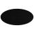 Blat de masă maro închis 120x60x4 cm lemn masiv de stejar oval GartenMobel Dekor
