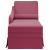 Șezlong cu șezlong și cotieră dreaptă Wine Red Velvet GartenMobel Dekor