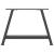 Picioare pentru măsuță cafea în formă de A 2 buc Antracit Oțel GartenMobel Dekor