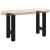 Picioare măsuță de cafea Negru 2 buc 38x(42-43) cm Oțel GartenMobel Dekor
