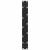 Picioare măsuță de cafea Negru 2 buc 60x(42-43) cm Oțel GartenMobel Dekor