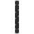 Picioare măsuță de cafea Negru 2 buc 70x(42-43) cm Oțel GartenMobel Dekor