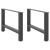 Picioare măsuță de cafea Antracit 2 buc 70x(42-43) cm Oțel GartenMobel Dekor