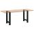 Picioare măsuță de cafea Negru 2 buc 60x(72-73) cm Oțel GartenMobel Dekor