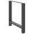 Picioare măsuță de cafea Antracit 2 buc 80x(72-73) cm Oțel GartenMobel Dekor