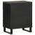Noptiera neagra 50x33x62 cm lemn masiv de mango GartenMobel Dekor