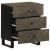 Noptiera neagra 50x33x62 cm lemn masiv de mango GartenMobel Dekor