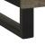 Noptiera neagra 50x33x62 cm lemn masiv de mango GartenMobel Dekor