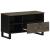 Dulap TV, negru, 80x33x46 cm, lemn masiv de mango GartenMobel Dekor