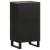 Bufetă neagră 40x33x75 cm lemn masiv de mango GartenMobel Dekor