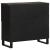 Bufetă neagră 80x33x75 cm lemn masiv de mango GartenMobel Dekor