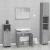 Set de mobilier de baie, gri sonoma, lemn prelucrat GartenMobel Dekor