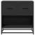 Noptiera neagra 60x31x60 cm lemn prelucrat si metal GartenMobel Dekor