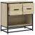 Noptiera din stejar Sonoma 60x31x60 cm lemn prelucrat si metal GartenMobel Dekor