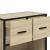 Noptiera din stejar Sonoma 60x31x60 cm lemn prelucrat si metal GartenMobel Dekor