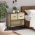 Noptiera din stejar Sonoma 60x31x60 cm lemn prelucrat si metal GartenMobel Dekor