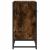 Noptiera stejar afumat 60x31x60 cm lemn prelucrat si metal GartenMobel Dekor