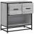 Noptiera gri Sonoma 60x31x60 cm lemn prelucrat si metal GartenMobel Dekor