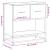Noptiera gri Sonoma 60x31x60 cm lemn prelucrat si metal GartenMobel Dekor