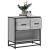 Noptiera gri Sonoma 60x31x60 cm lemn prelucrat si metal GartenMobel Dekor