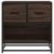 Noptiera stejar maro 60x31x60 cm lemn prelucrat si metal GartenMobel Dekor