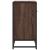 Noptiera stejar maro 60x31x60 cm lemn prelucrat si metal GartenMobel Dekor